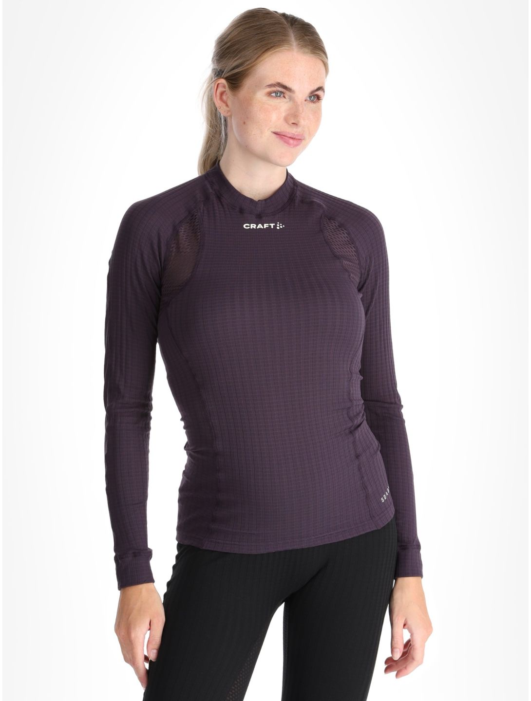 Craft, Active Extreme X Crewneck LS chemise thermo femmes DK Plum violet 