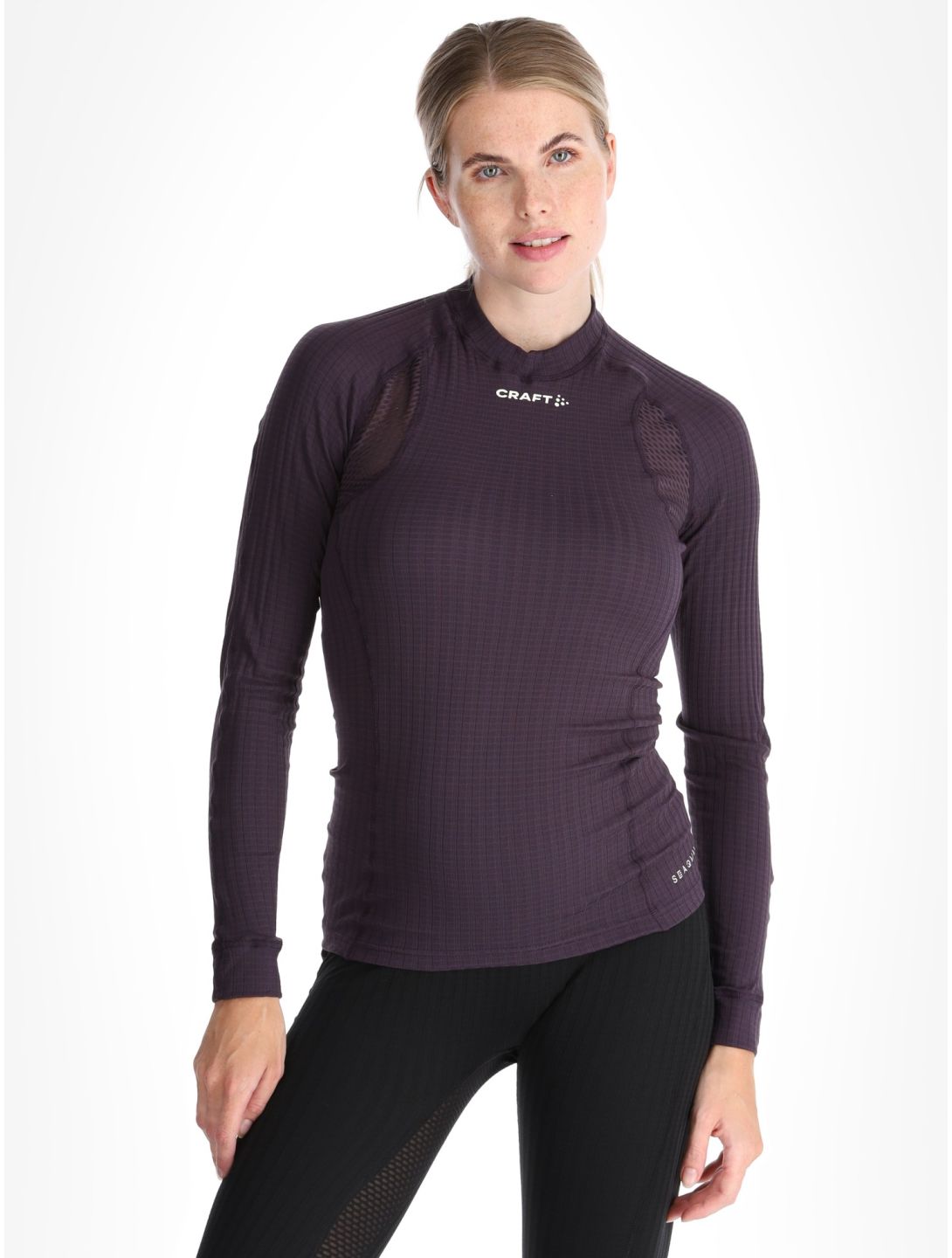 Craft, Active Extreme X Crewneck LS chemise thermo femmes DK Plum violet 