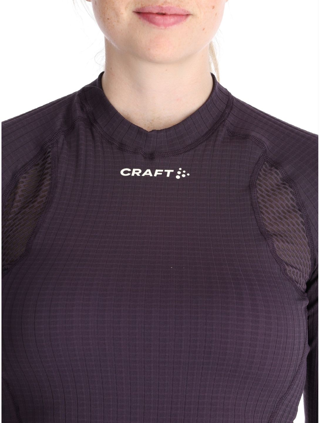 Craft, Active Extreme X Crewneck LS chemise thermo femmes DK Plum violet 