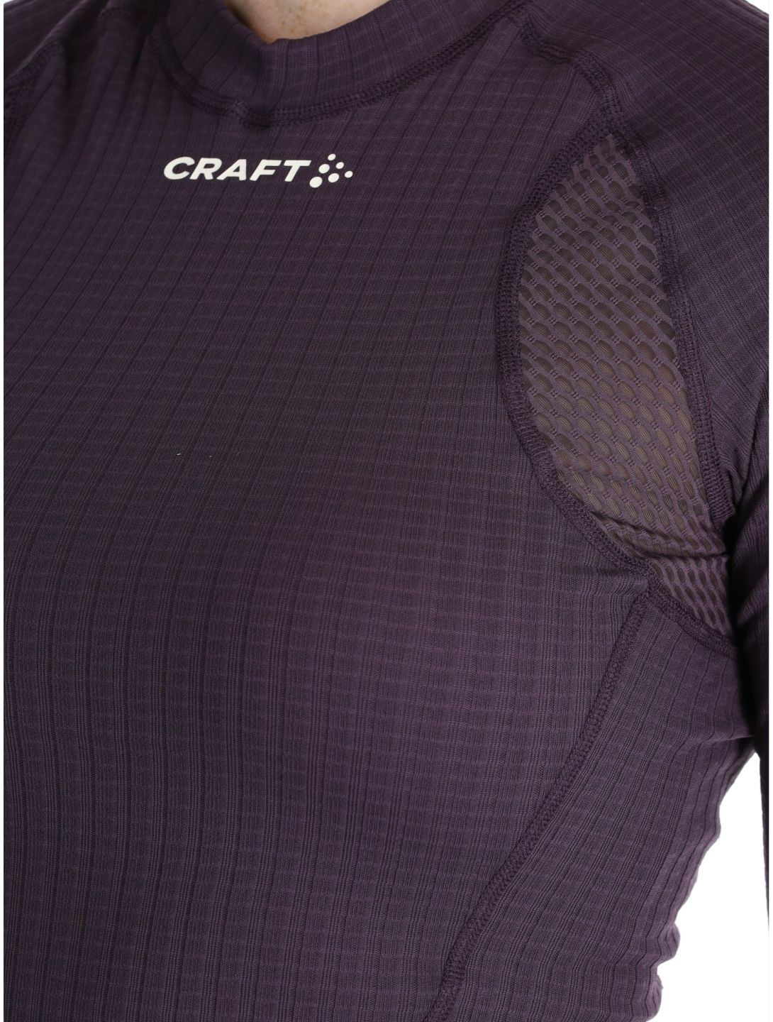 Craft, Active Extreme X Crewneck LS chemise thermo femmes DK Plum violet 