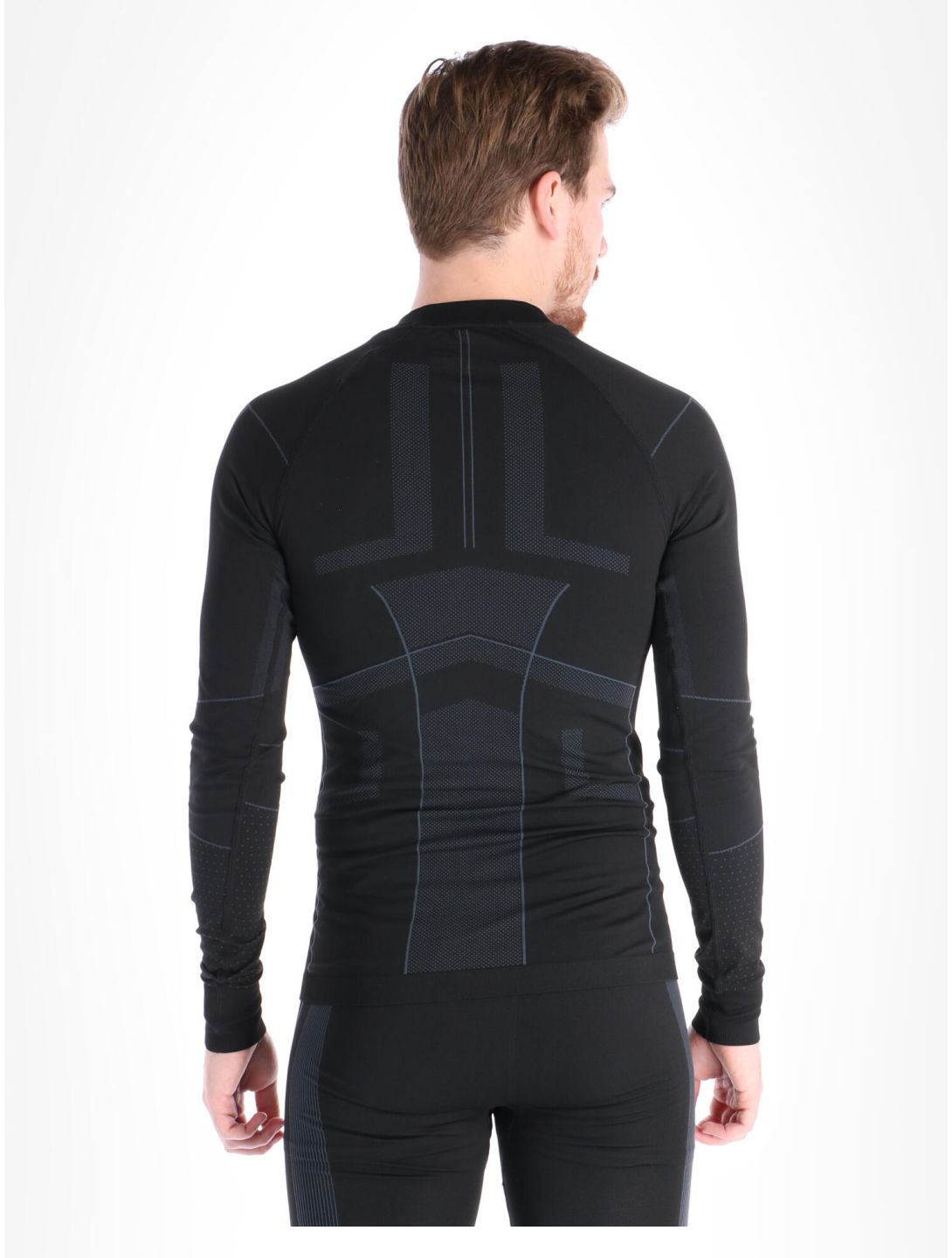 Craft, Active Intensity Crewneck LS chemise thermo hommes Black / Asphalt noir 