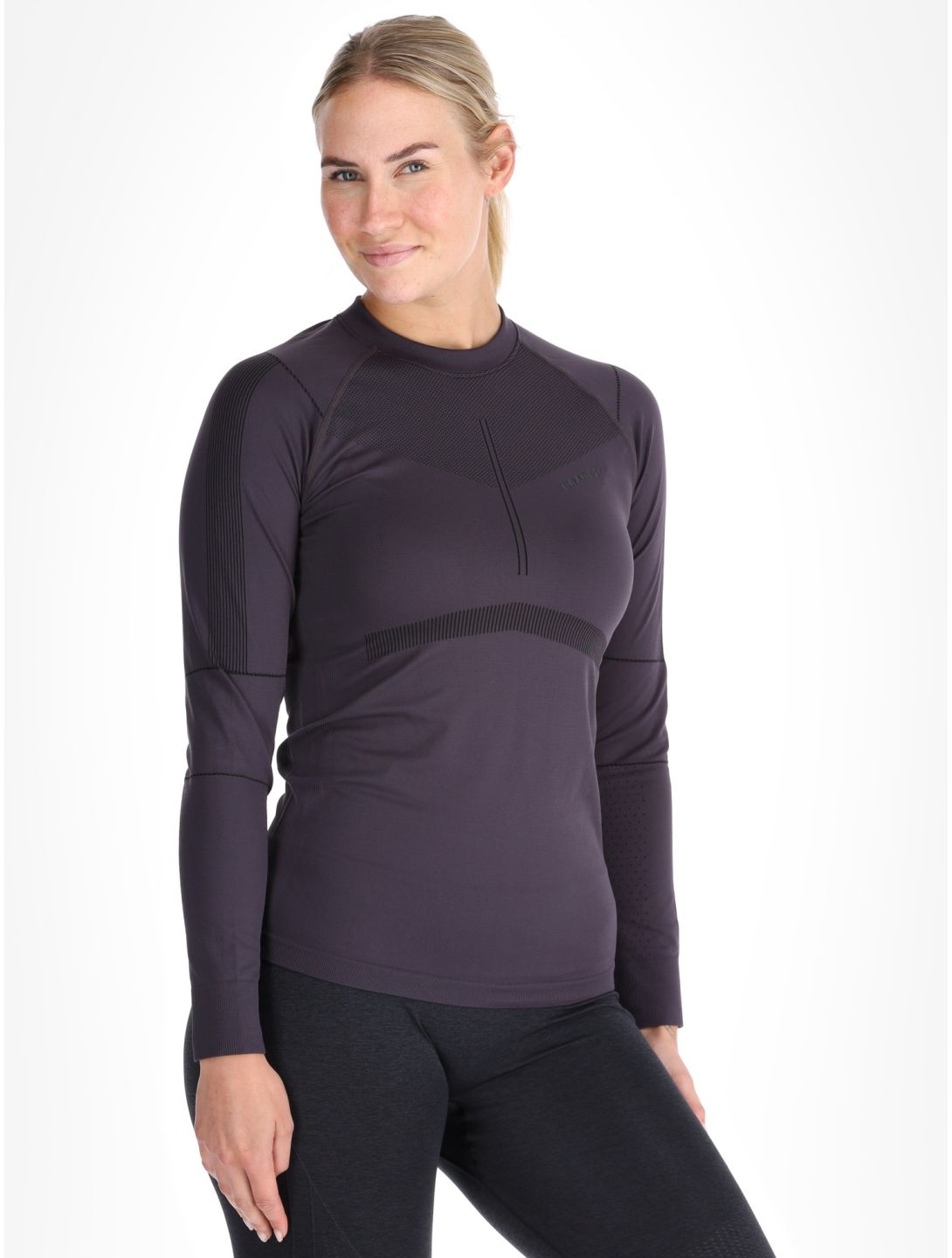 Craft, Active Intensity Crewneck LS chemise thermo femmes DK Plum violet 