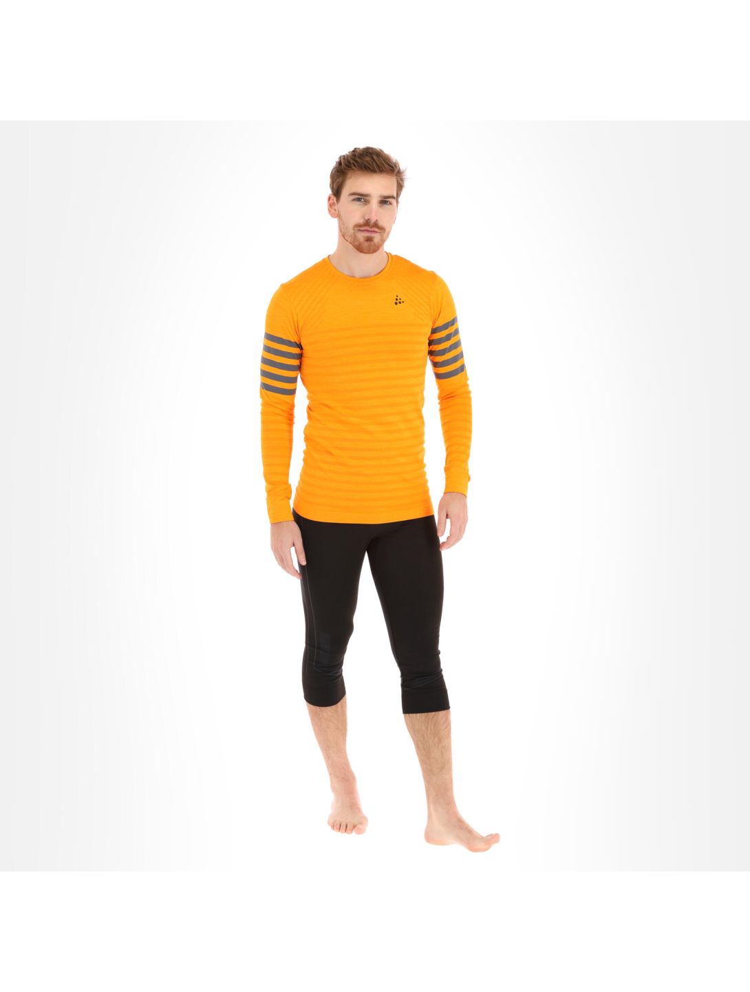 Craft, Fuseknit Comfort Rn Ls M chemise thermo hommes orange 