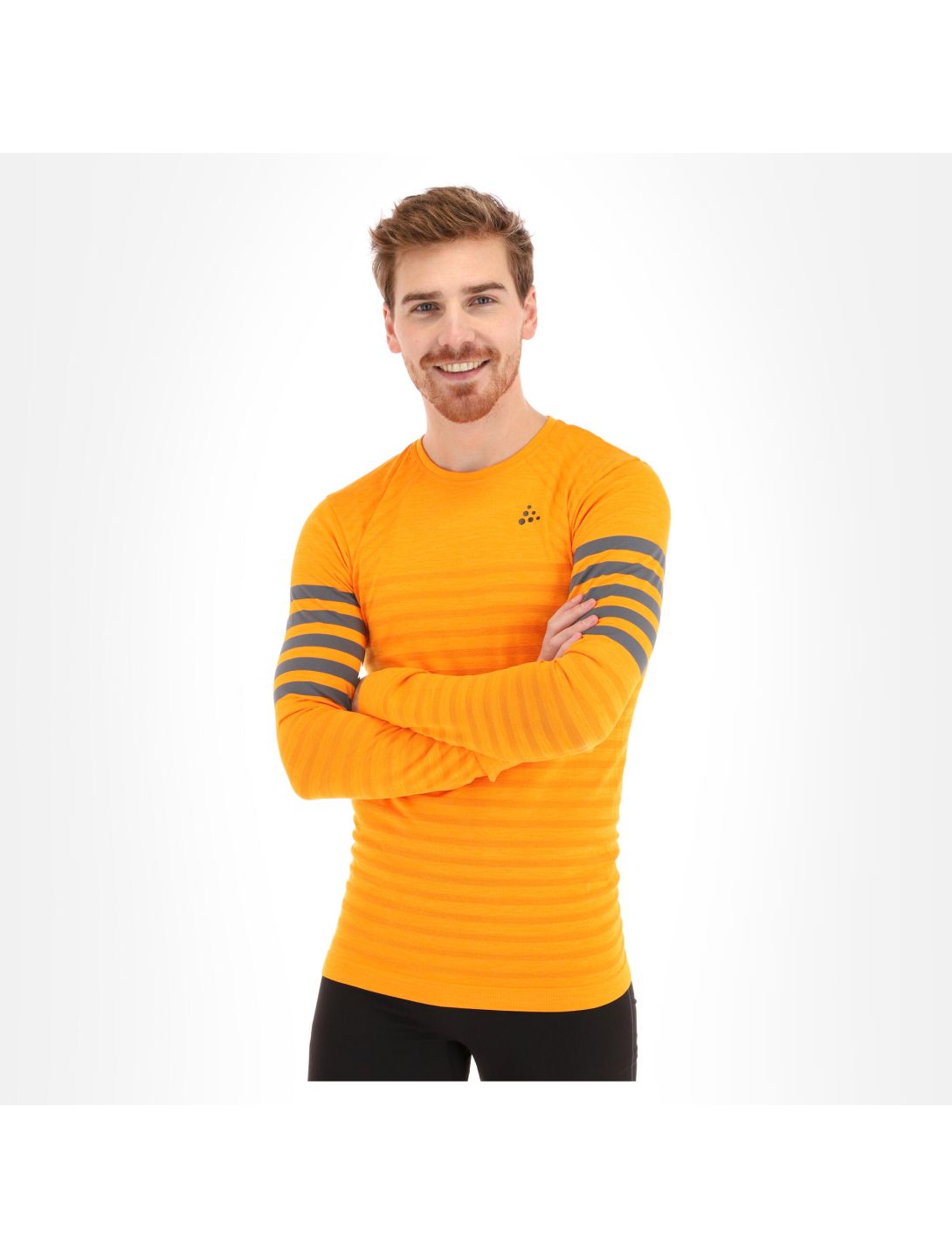 Craft, Fuseknit Comfort Rn Ls M chemise thermo hommes orange 