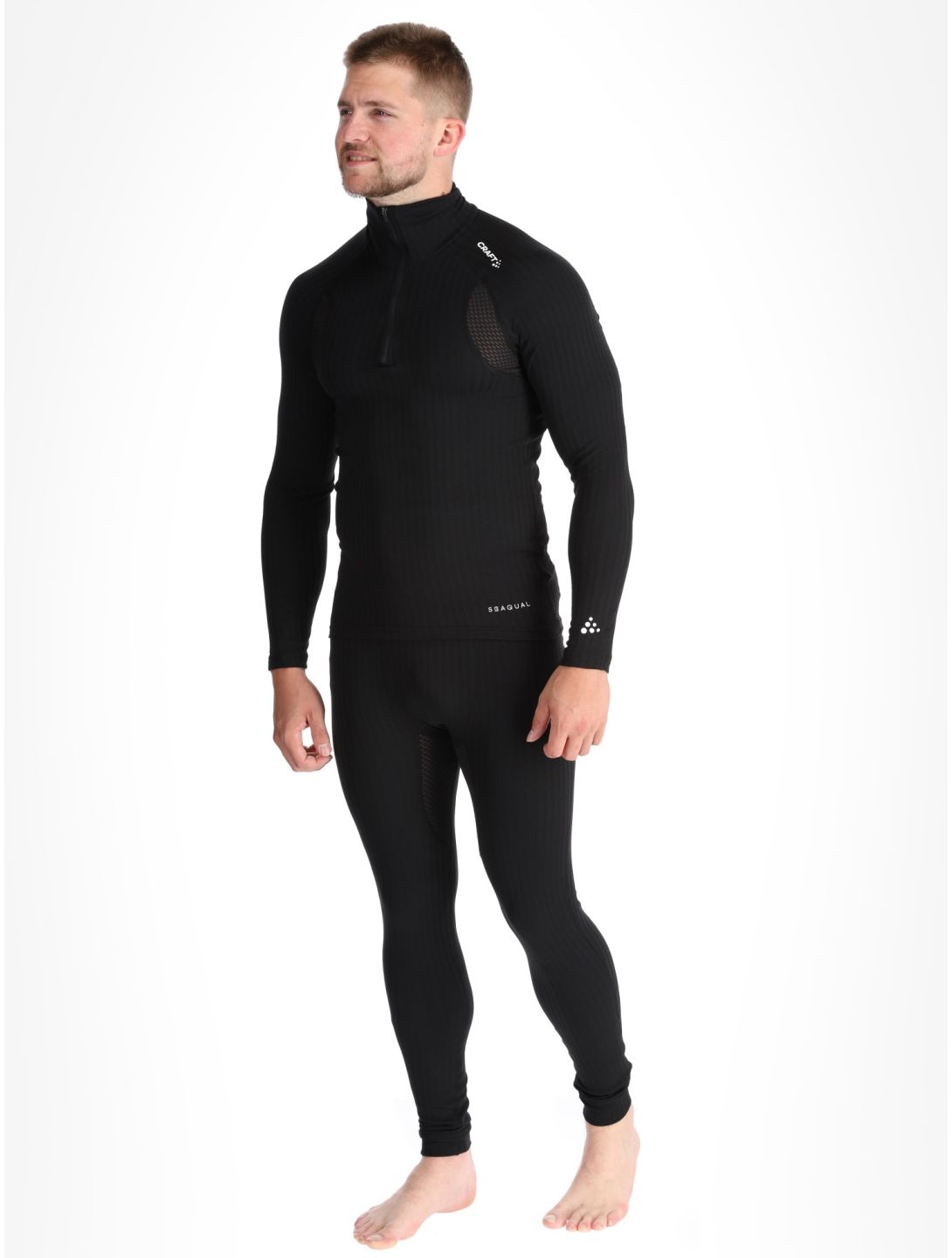 Craft, Pro Active Extreme X Zip LS pull de ski hommes Black noir 