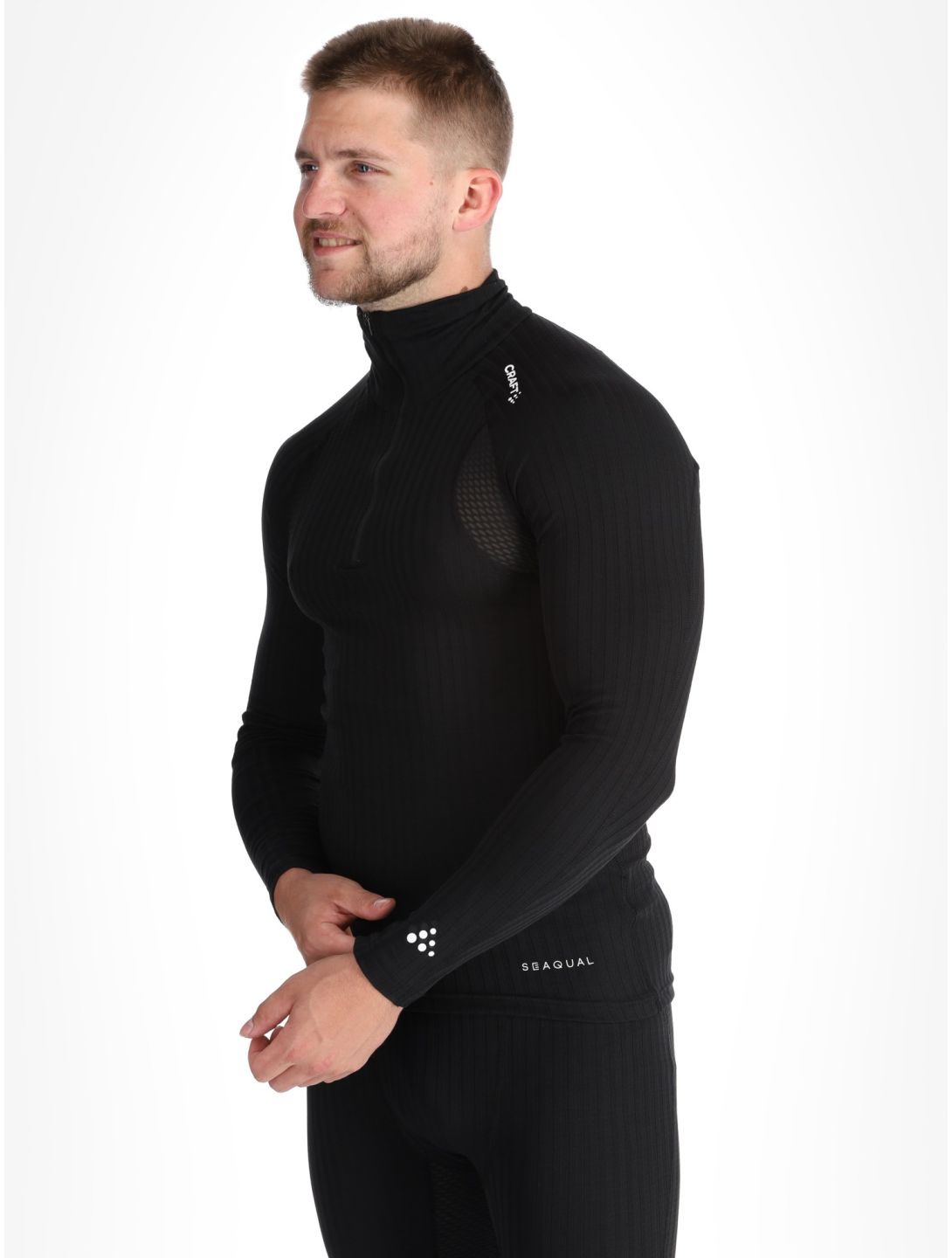 Craft, Pro Active Extreme X Zip LS pull de ski hommes Black noir 