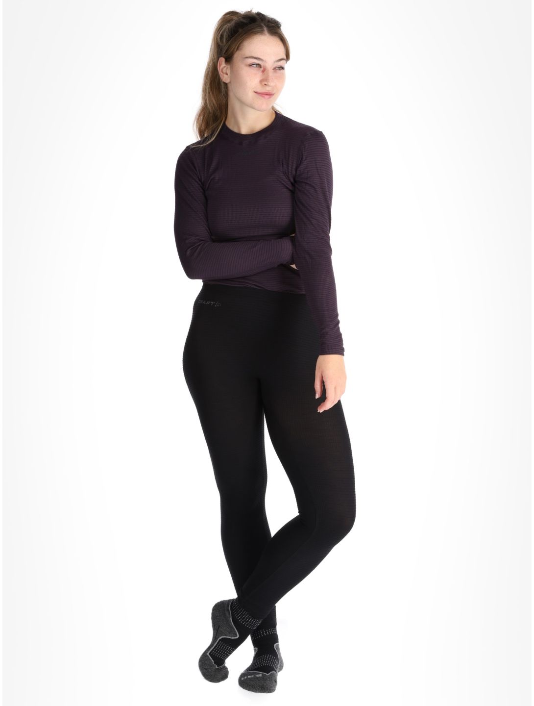 Craft, Pro Wool Extreme X pantalon thermique femmes Black noir 