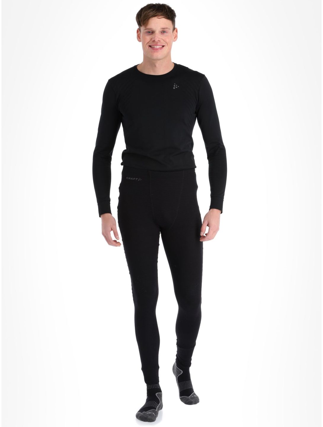 Craft, Pro Wool Extreme X pantalon thermique hommes Black noir 