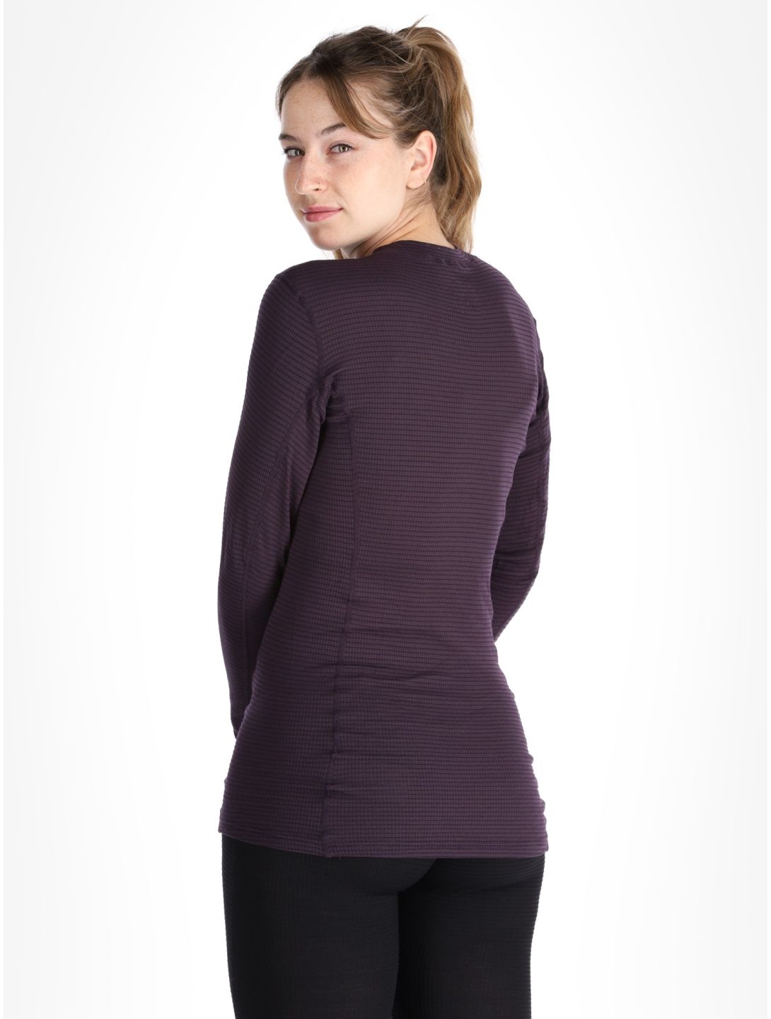 Craft, Pro Wool Extreme X LS chemise thermo femmes DK Plum violet 