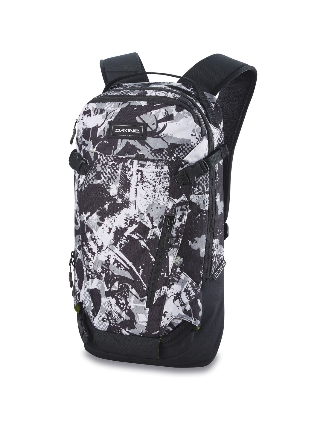 Dakine, Heli Pack 12L sac à dos unisexe street art blanc, noir 