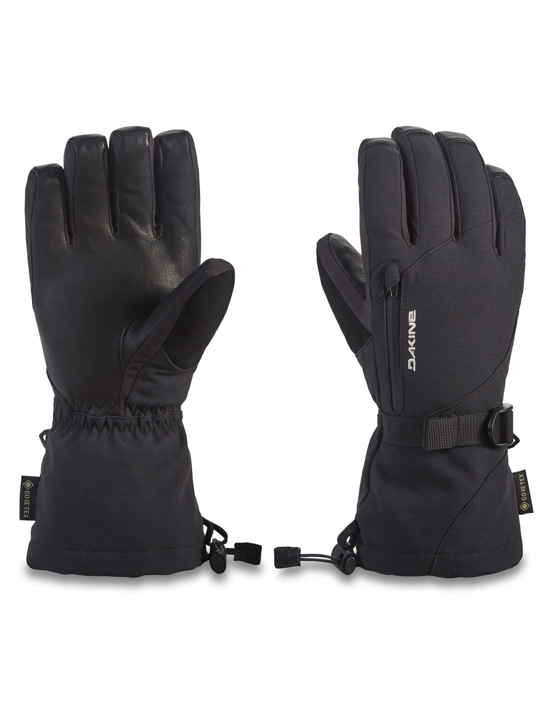 Dakine, Leather Sequoia Gore-Tex gants de ski femmes Black noir 