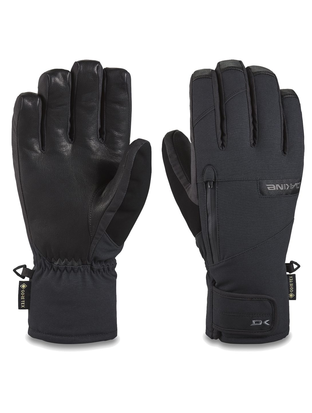 Dakine, Leather Titan Gore-Tex Short gants de ski hommes Black noir 