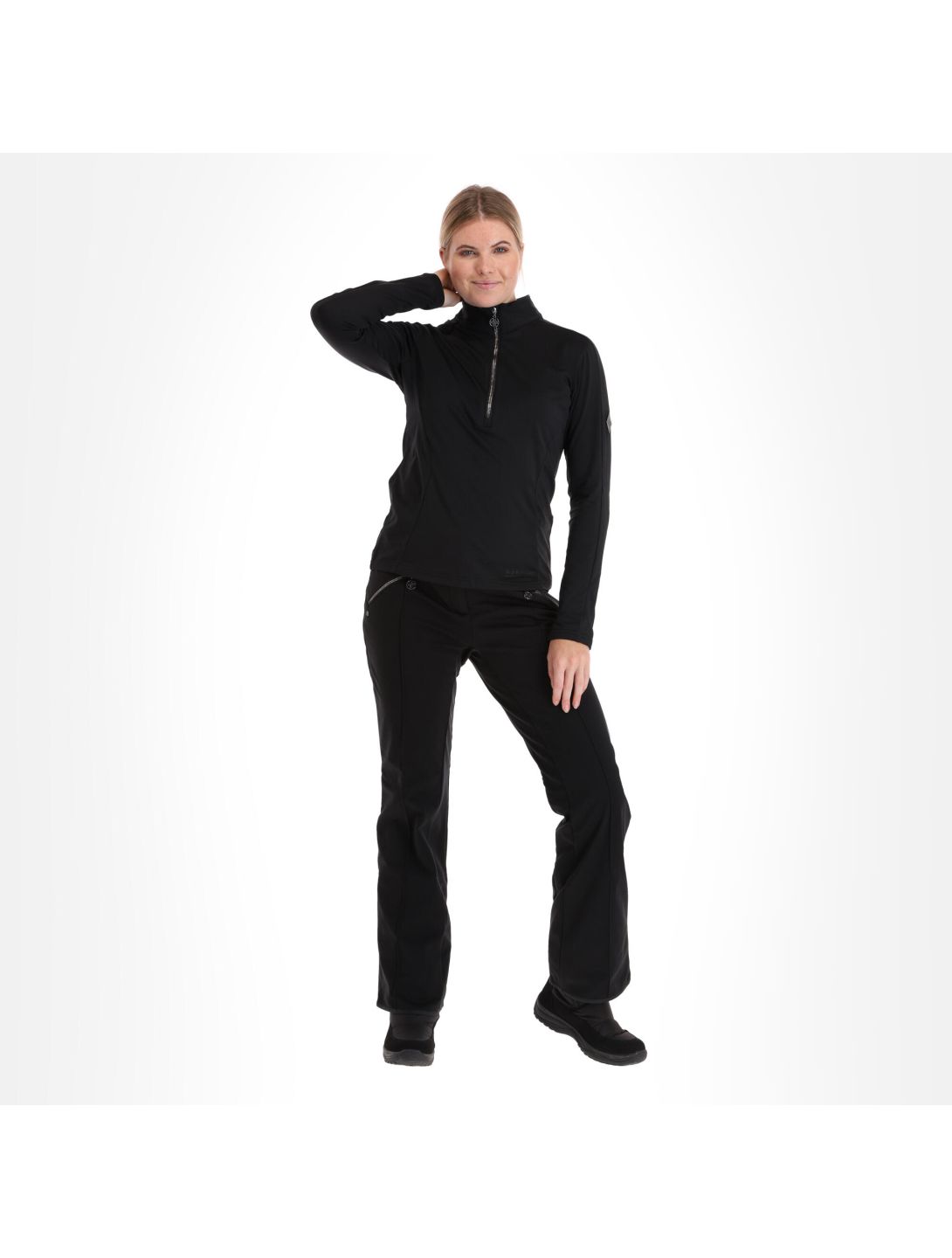 Dare 2b x Julien Macdonald, Excursive 1/2 Zip pull de ski femmes noir 