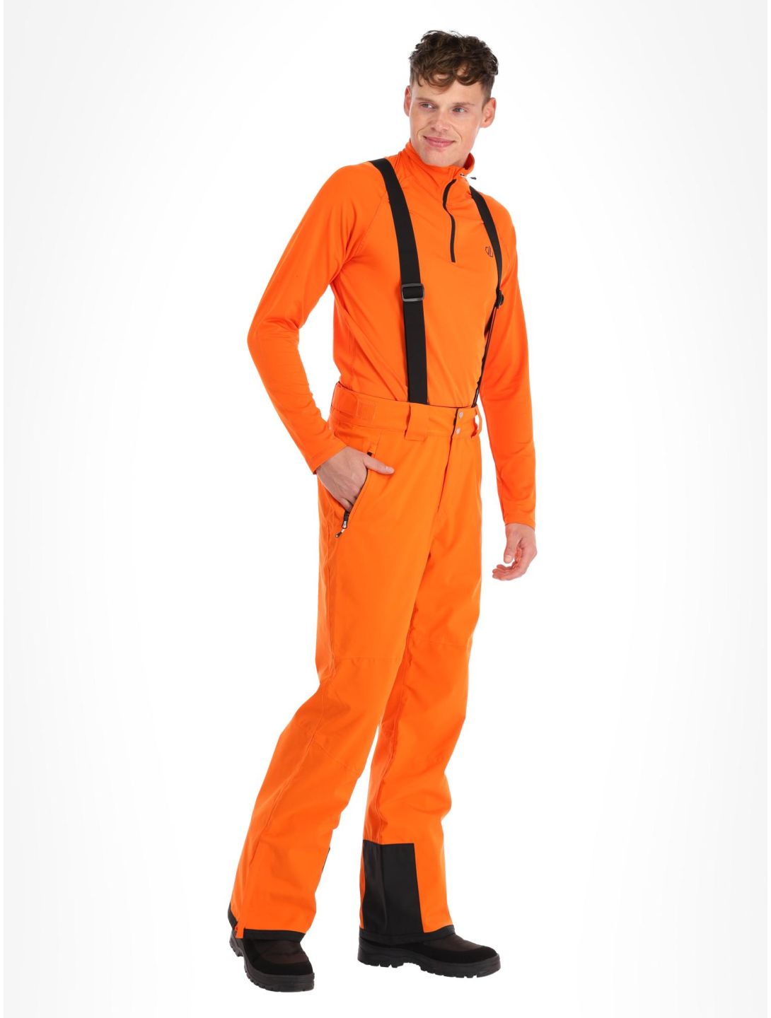 Dare2b, Achieve II pantalon de ski hommes PuffinsOrnge noir, orange 