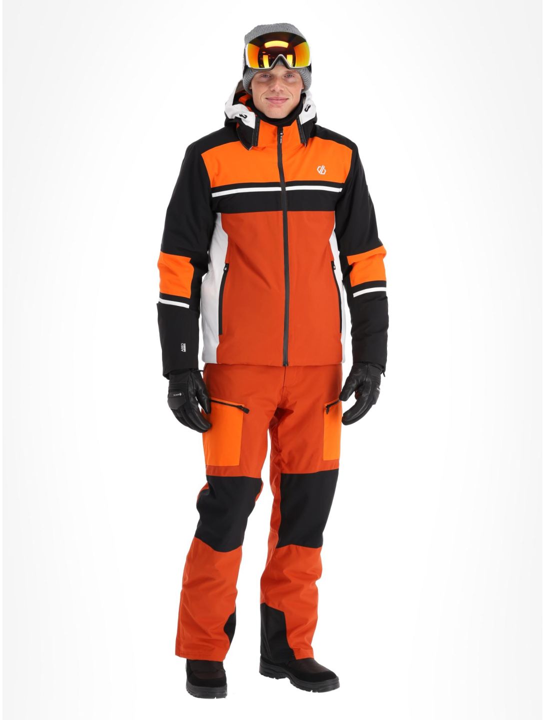 Dare2b, Amplitude veste de ski hommes Black / Puffins Orange noir, orange 