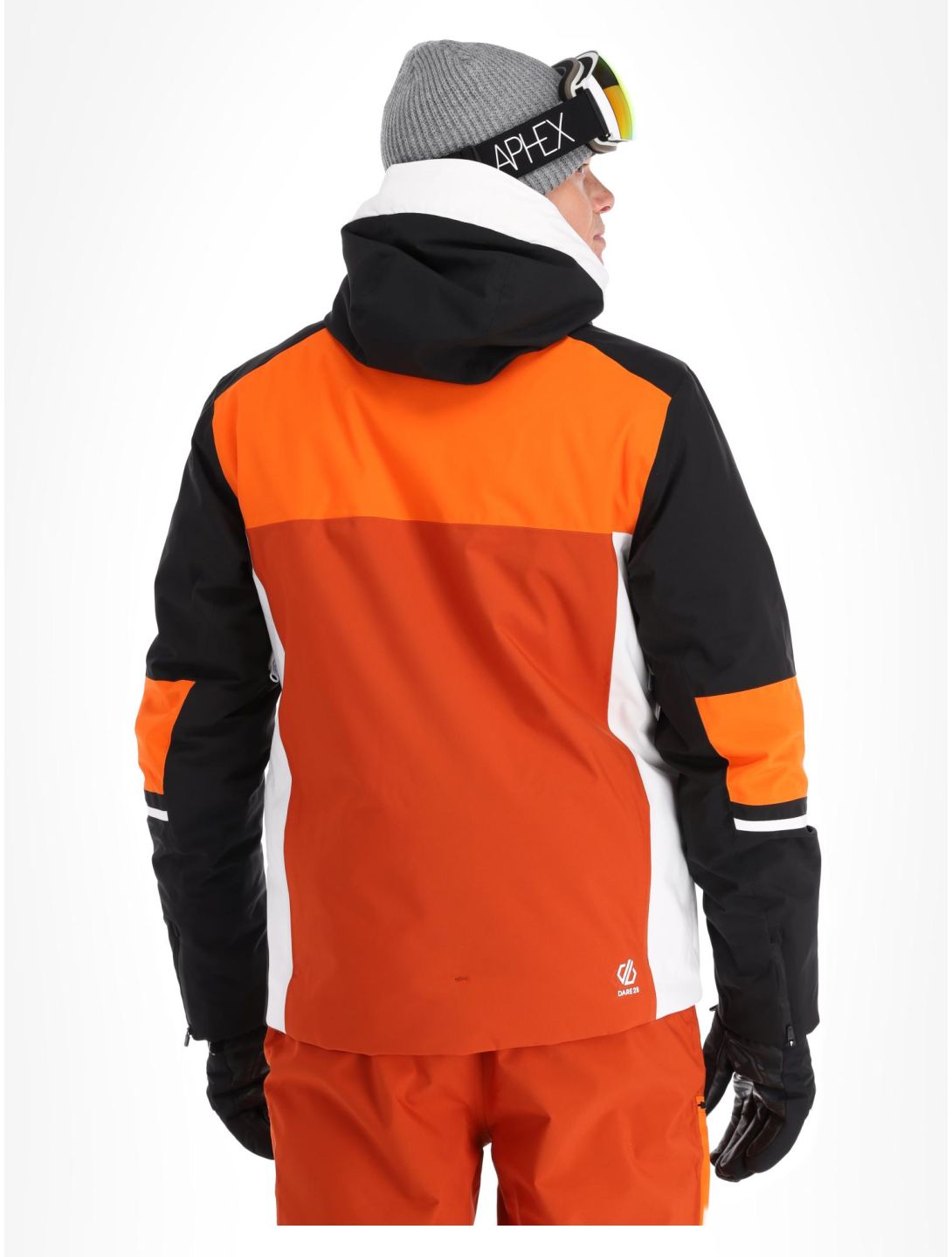 Dare2b, Amplitude veste de ski hommes Black / Puffins Orange noir, orange 