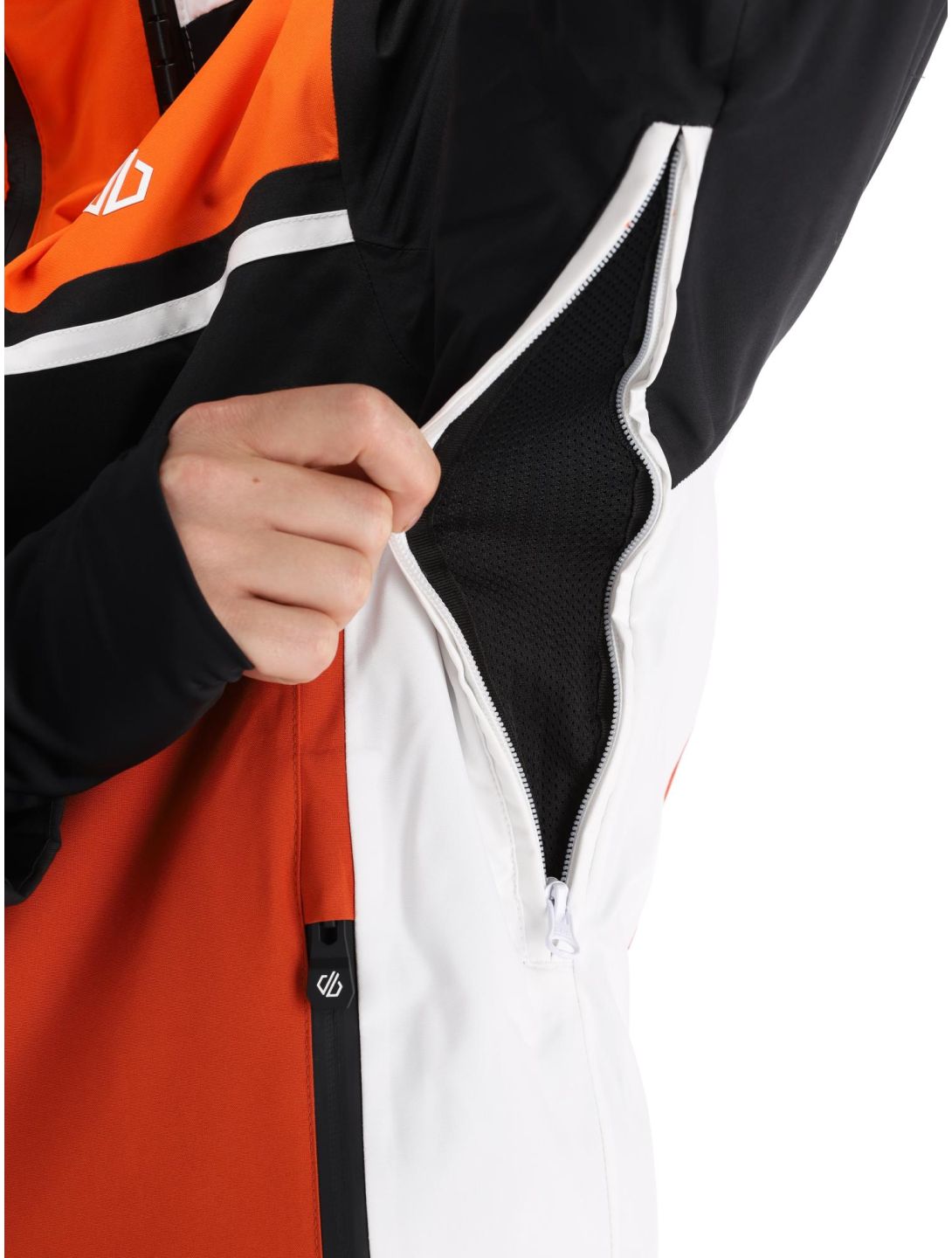 Dare2b, Amplitude veste de ski hommes Black / Puffins Orange noir, orange 