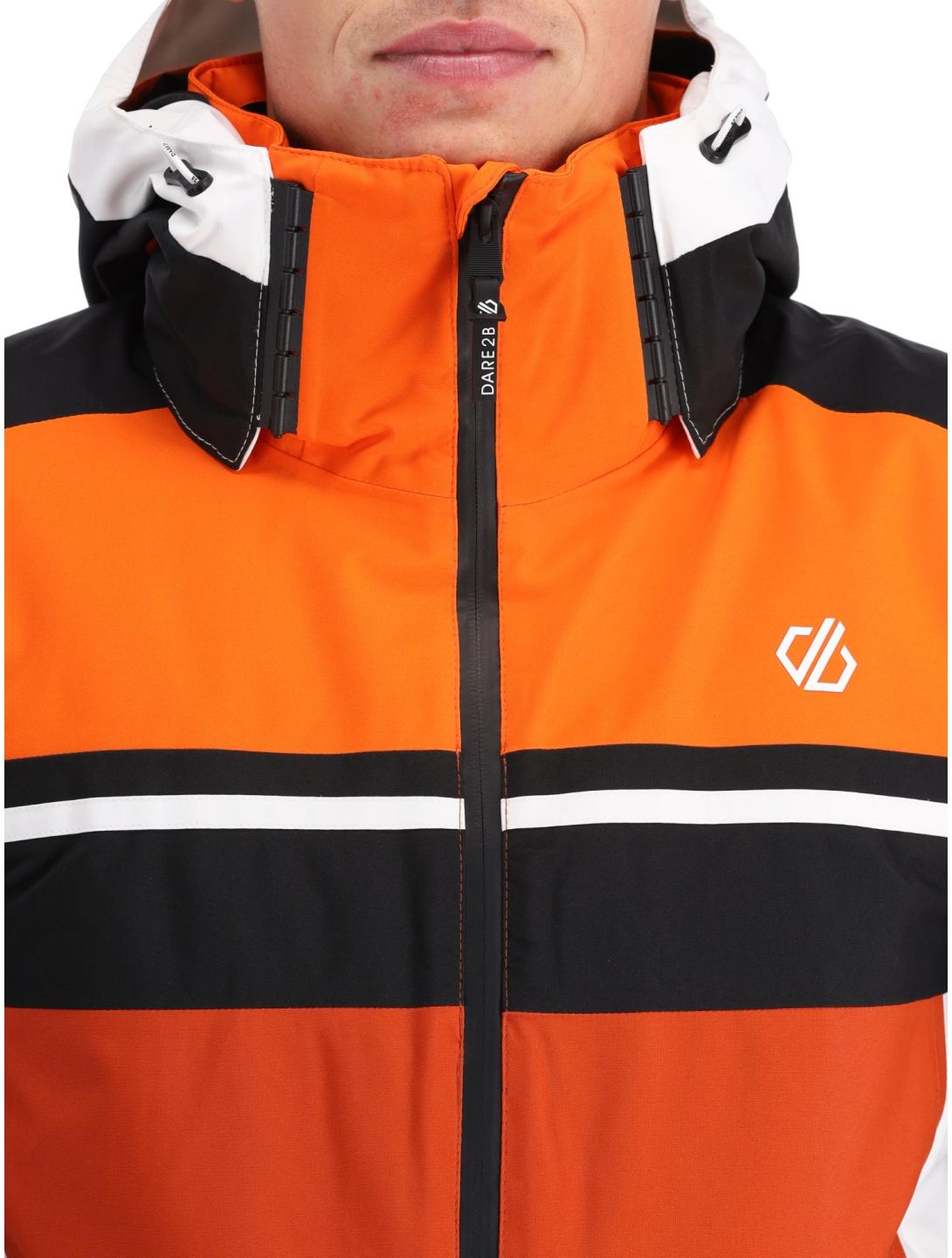 Dare2b, Amplitude veste de ski hommes Black / Puffins Orange noir, orange 