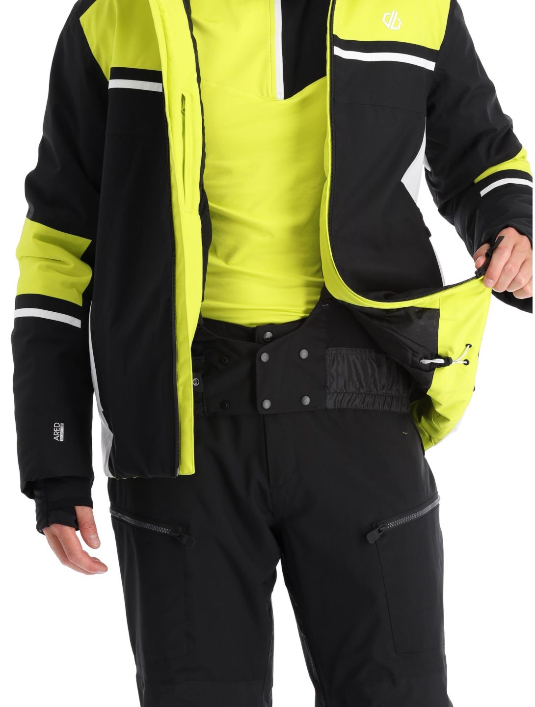 Dare2b, Amplitude veste de ski hommes Neon Spring/Black noir, vert 