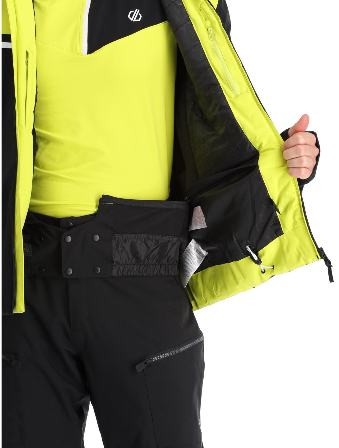 Dare2b, Amplitude veste de ski hommes Neon Spring/Black noir, vert 