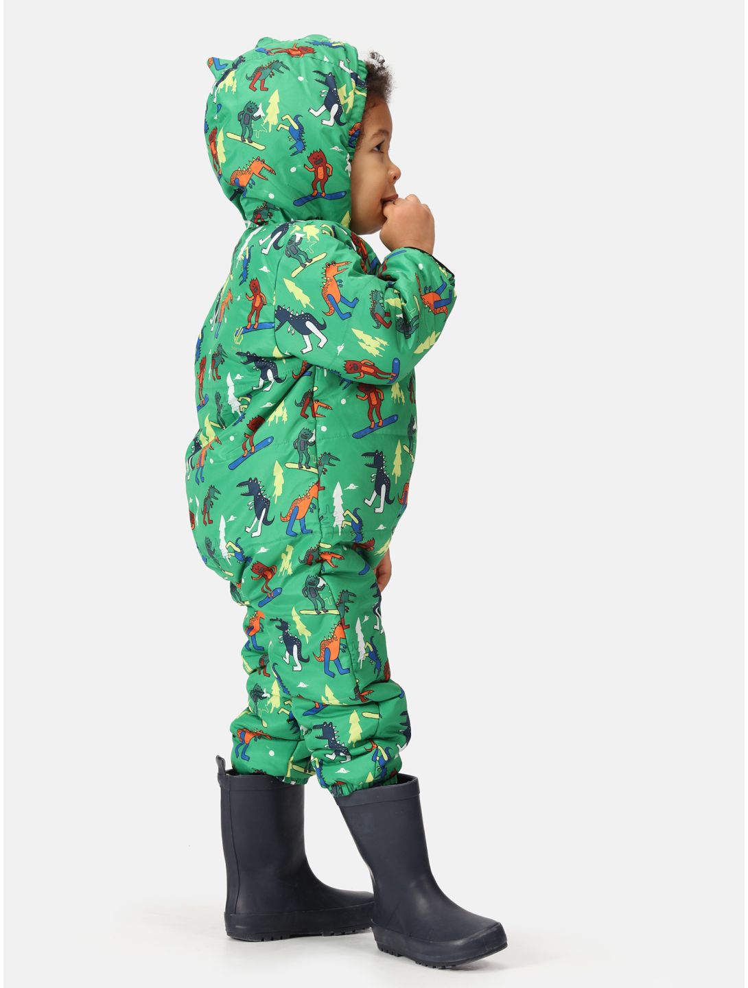 Dare2b, Bambino II combinaison de ski enfants Trek Green Dinosaur Snow Fight vert 