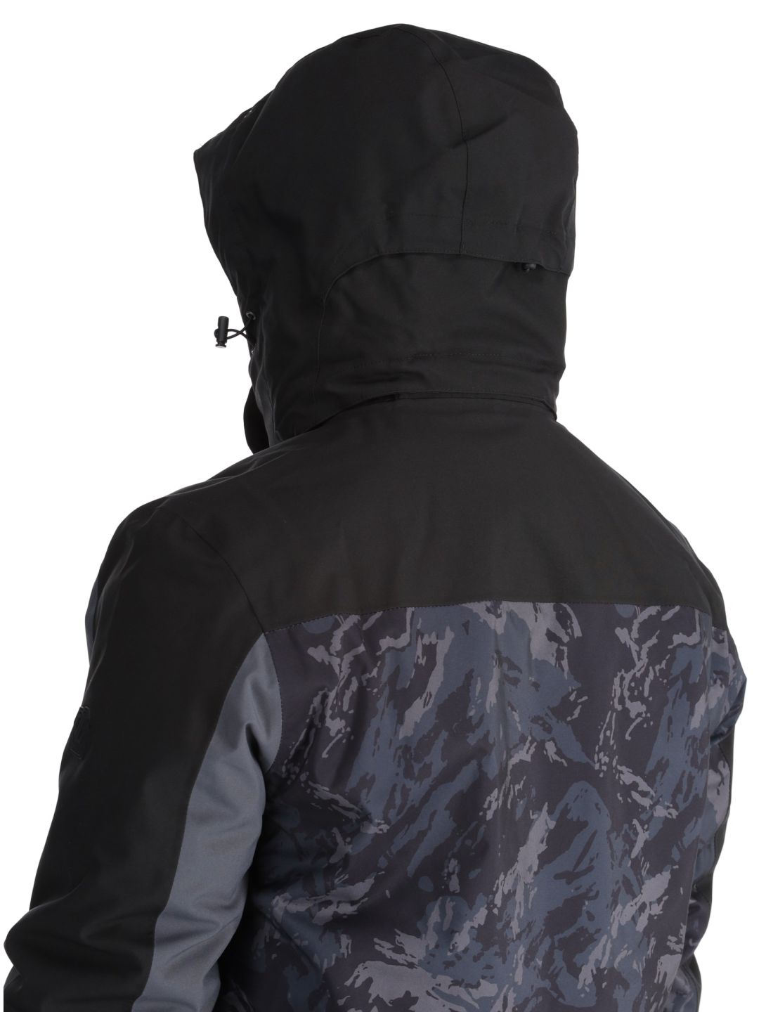 Dare2b, Baseplate II veste de ski hommes Black / Ebony Grey Mountain Print gris, noir 