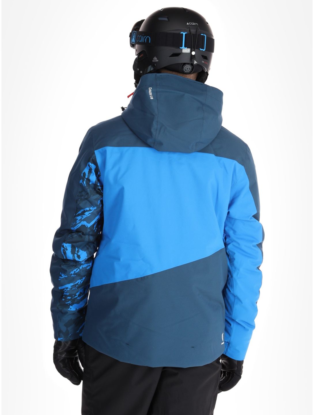 Dare2b, Baseplate II veste de ski hommes Moonlight Denim / Athletic Blue Mountain Print bleu 