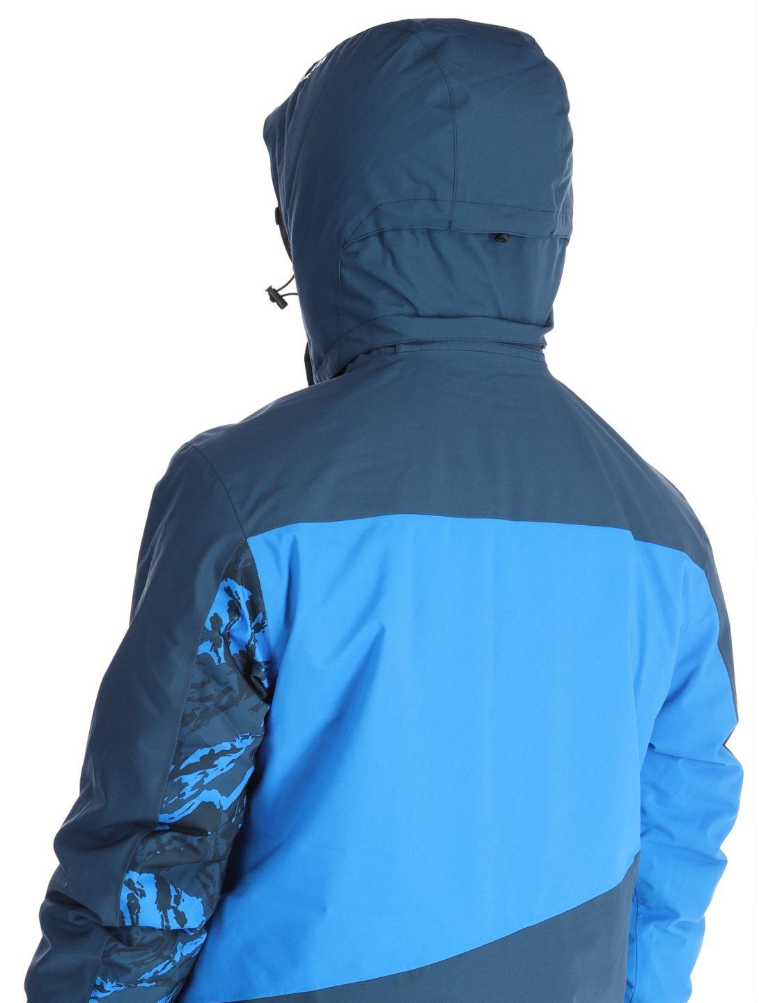 Dare2b, Baseplate II veste de ski hommes Moonlight Denim / Athletic Blue Mountain Print bleu 