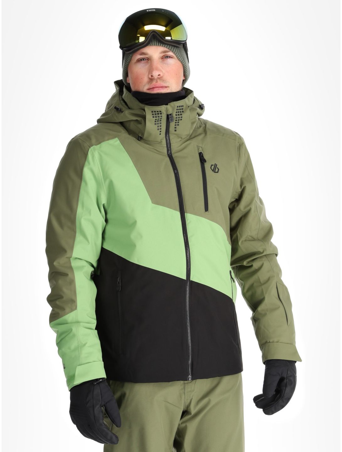 Dare2b, Baseplate II veste de ski hommes Olivine Green / Piquant Green vert 