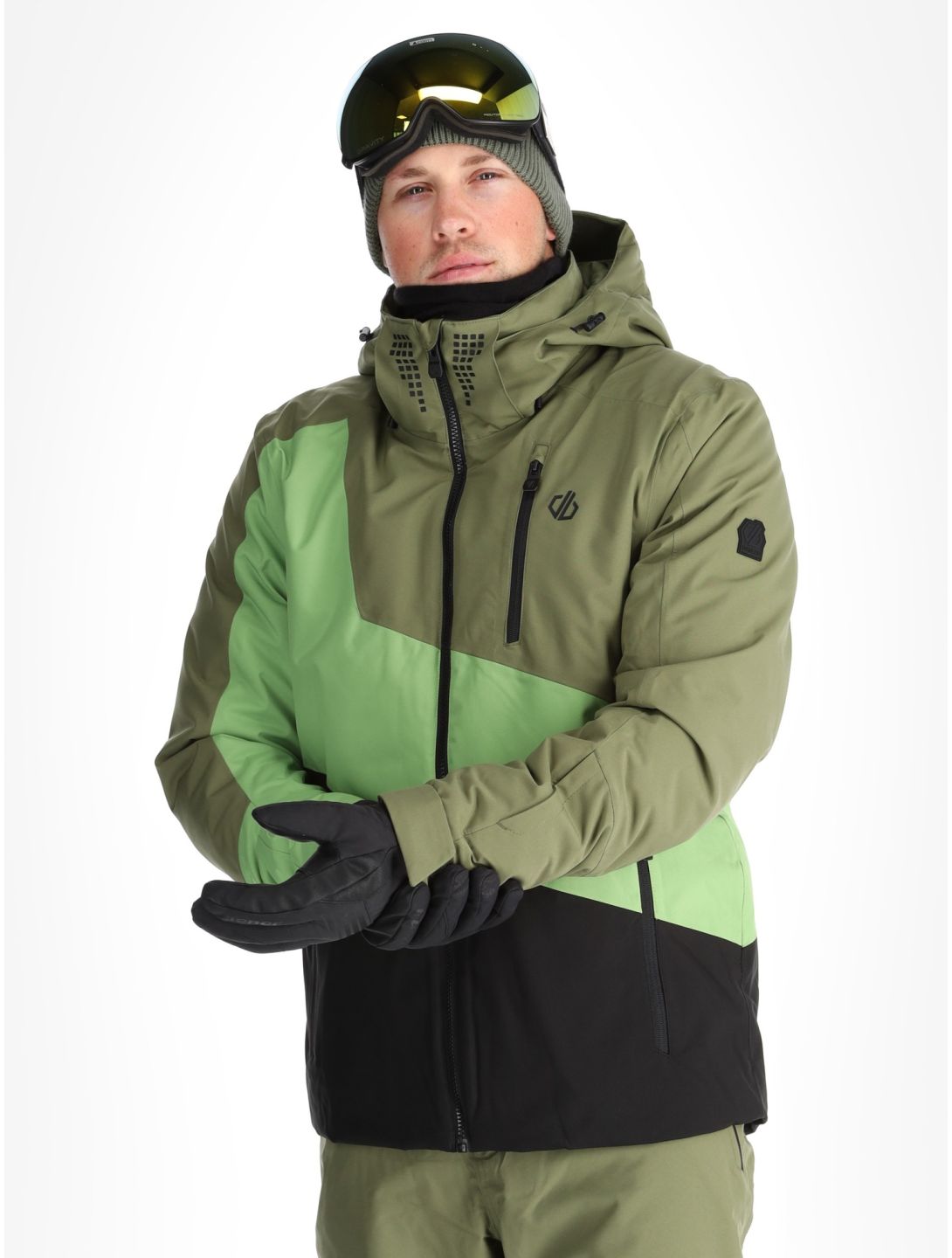 Dare2b, Baseplate II veste de ski hommes Olivine Green / Piquant Green vert 