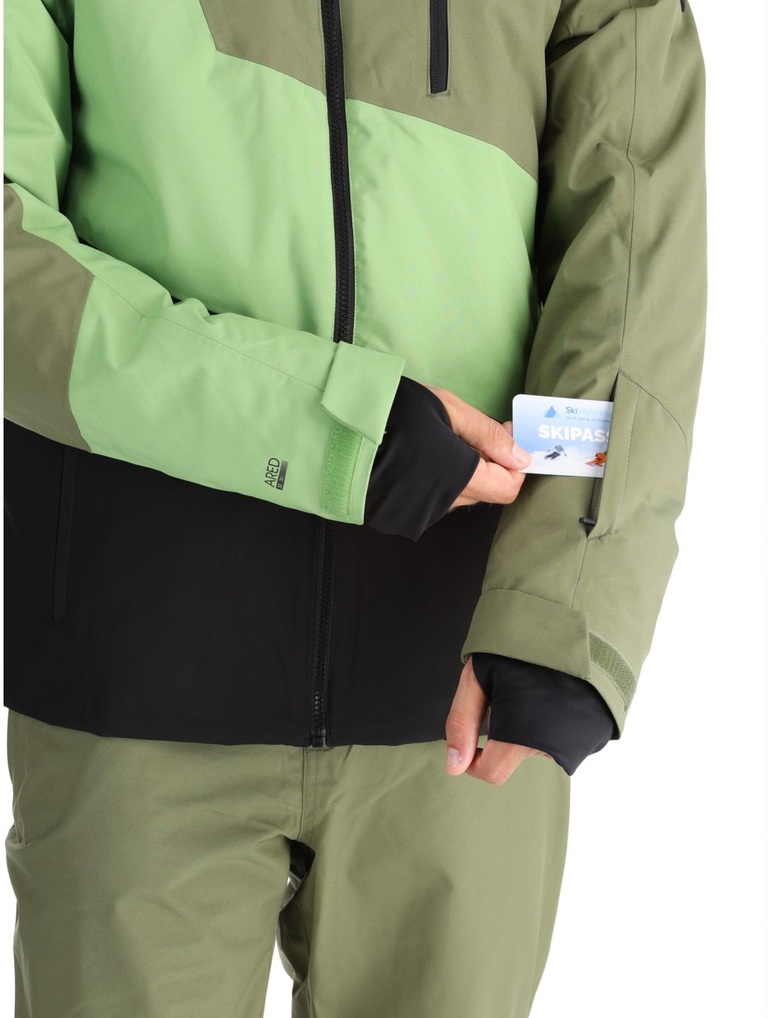 Dare2b, Baseplate II veste de ski hommes Olivine Green / Piquant Green vert 