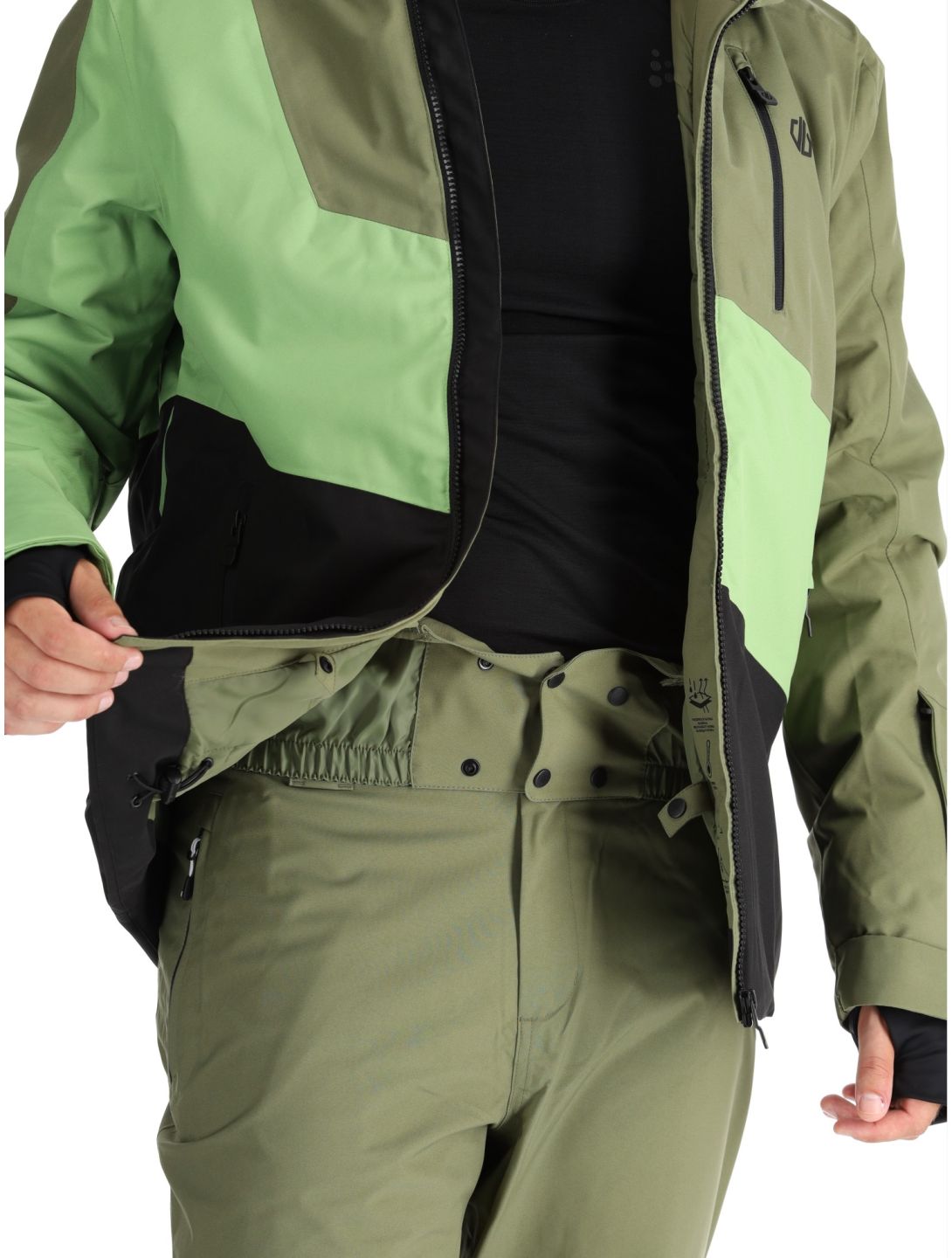 Dare2b, Baseplate II veste de ski hommes Olivine Green / Piquant Green vert 