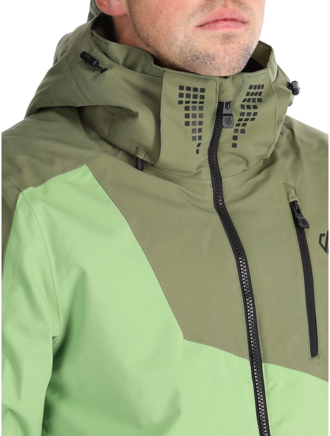 Dare2b, Baseplate II veste de ski hommes Olivine Green / Piquant Green vert 