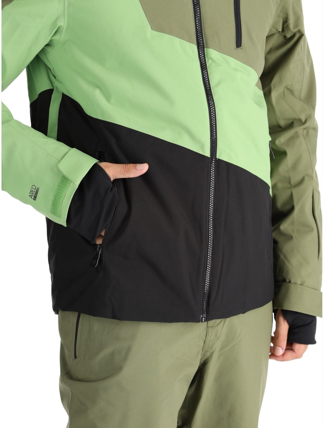 Dare2b, Baseplate II veste de ski hommes Olivine Green / Piquant Green vert 