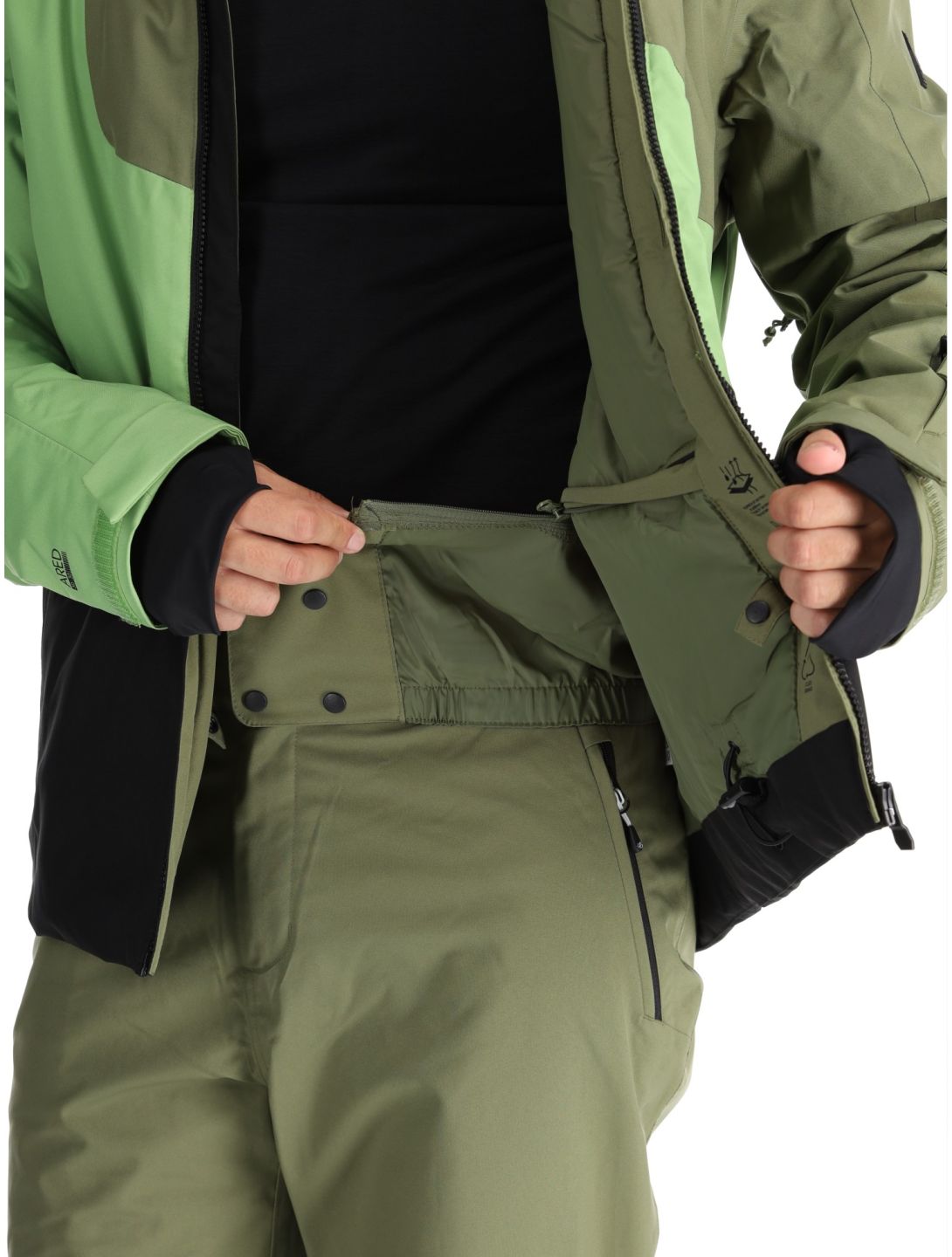 Dare2b, Baseplate II veste de ski hommes Olivine Green / Piquant Green vert 