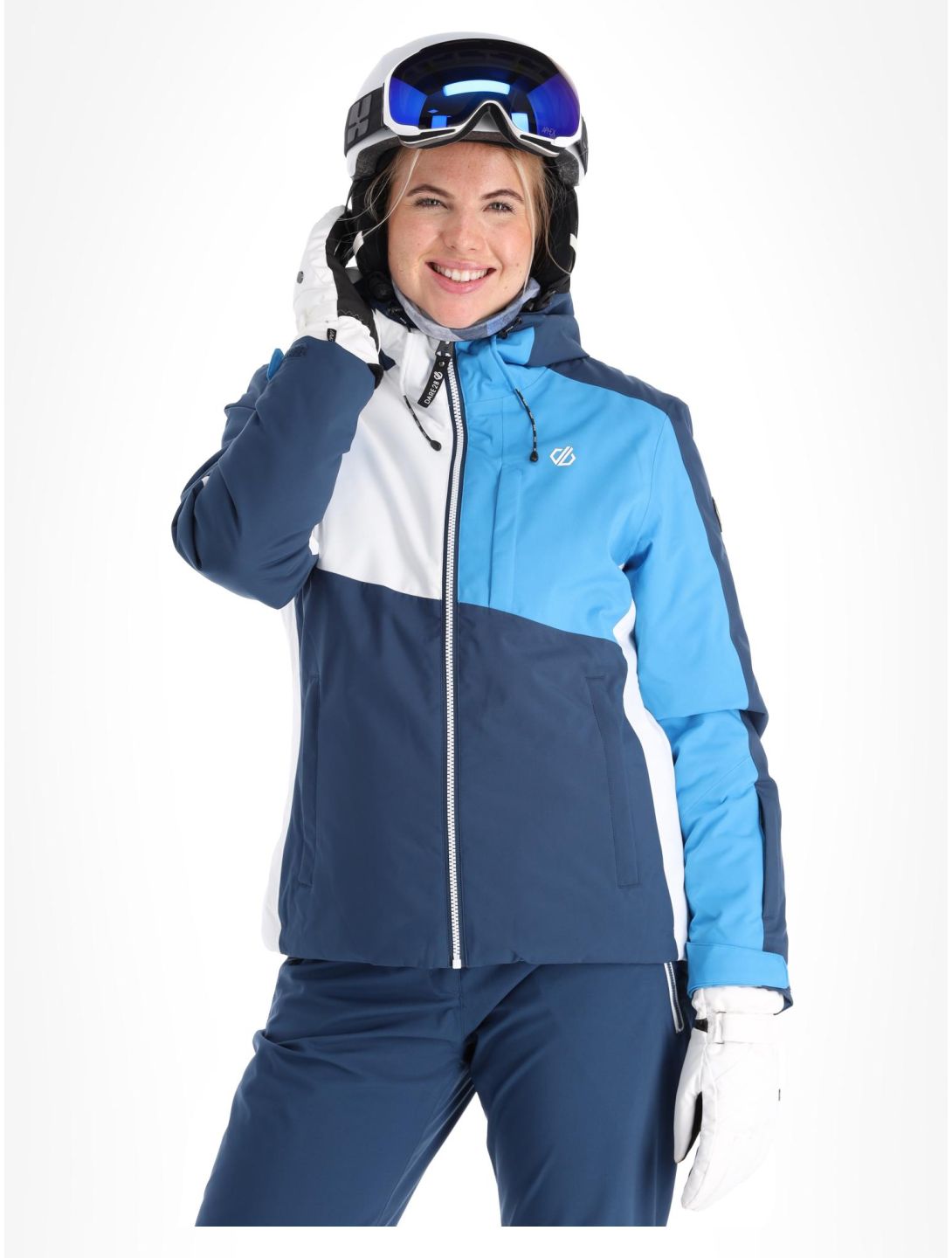 Dare2b, Chute veste de ski femmes Moonlight Denim / Swedish Blue bleu 