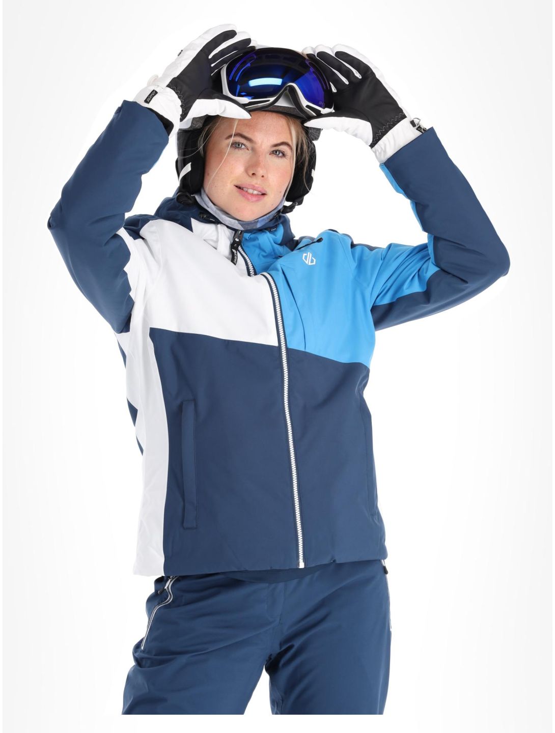 Dare2b, Chute veste de ski femmes Moonlight Denim / Swedish Blue bleu 