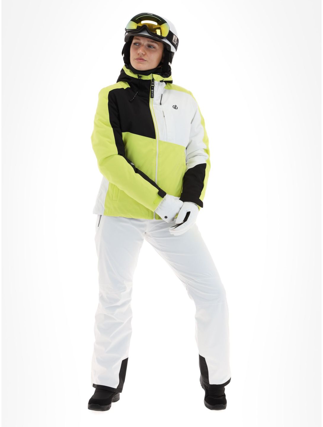 Dare2b, Chute veste de ski femmes Yellow Plum / Black jaune, noir 