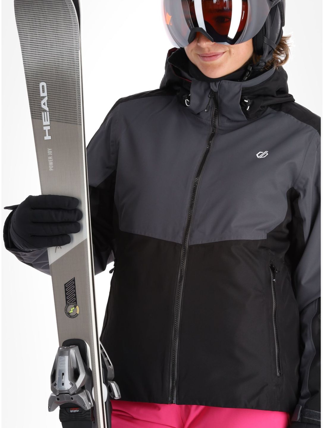 Dare2b, Climatise veste de ski femmes Ebony / Black gris, noir 