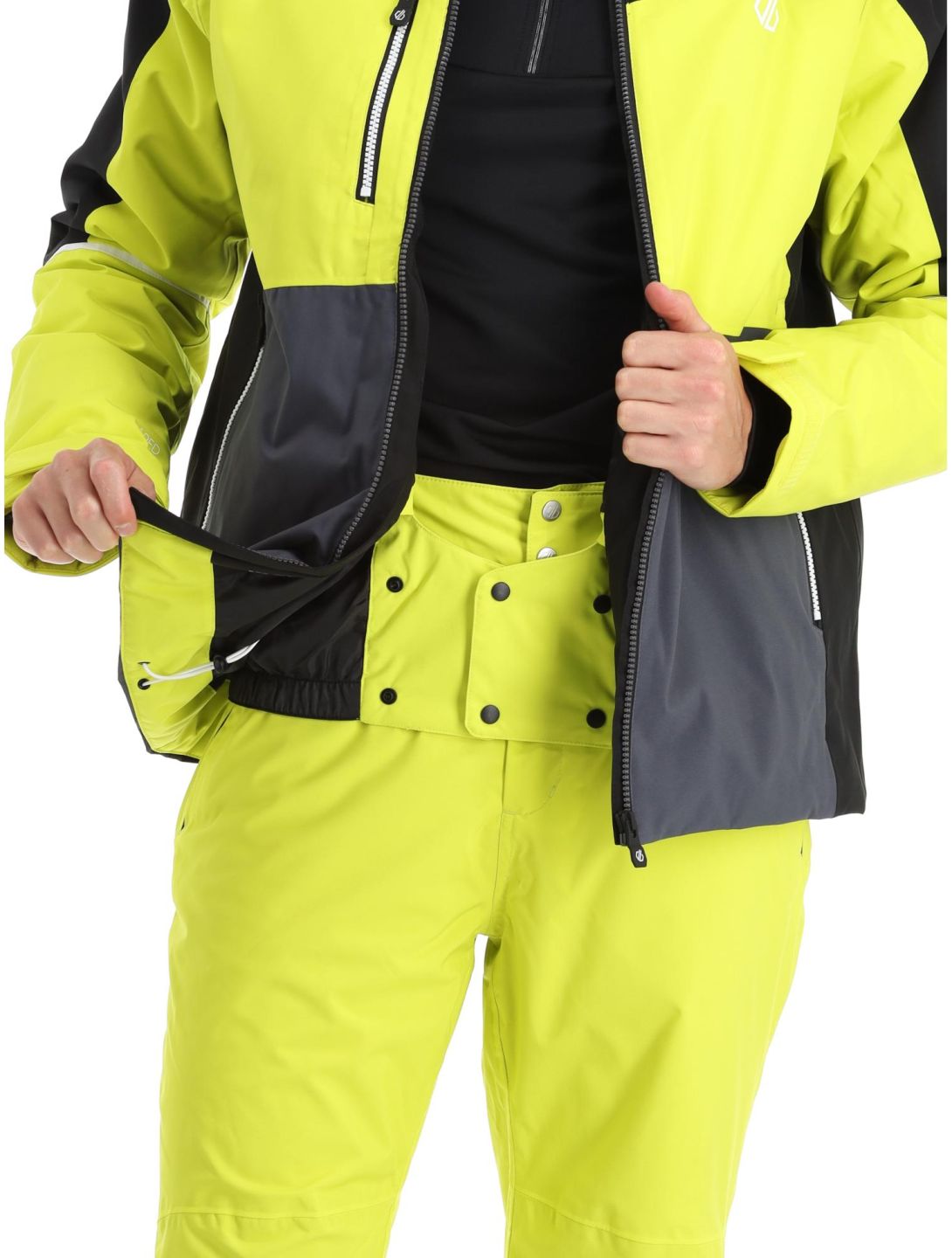 Dare2b, Eagle veste de ski hommes Neon Spring/Black noir, vert 