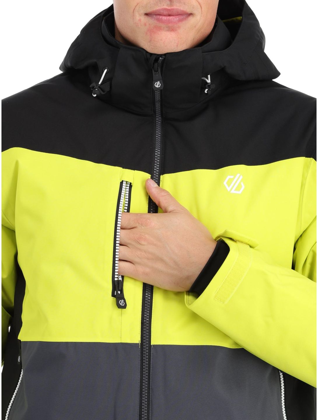 Dare2b, Eagle veste de ski hommes Neon Spring/Black noir, vert 