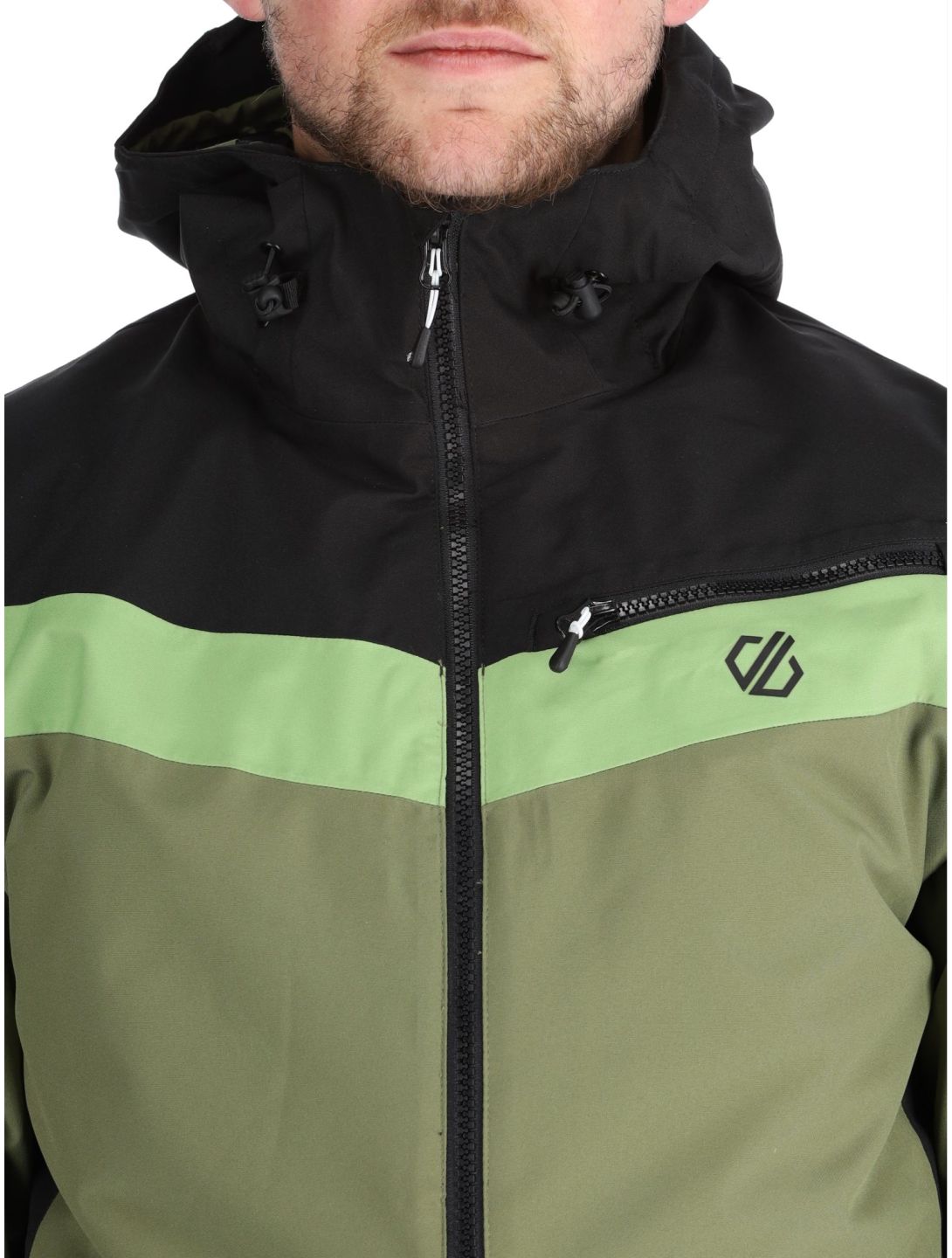 Dare2b, Eagly II veste de ski hommes Black / Olivine Green noir, vert 