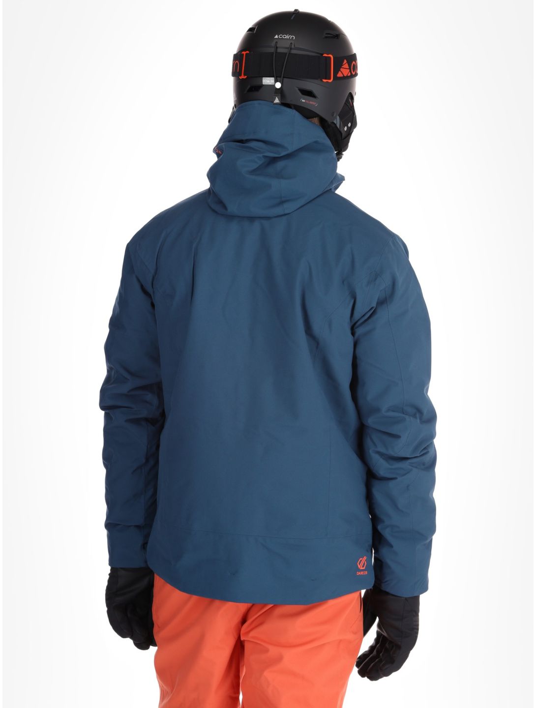 Dare2b, Eagly II veste de ski hommes Moonlight Denim / Orange Rust bleu, orange 