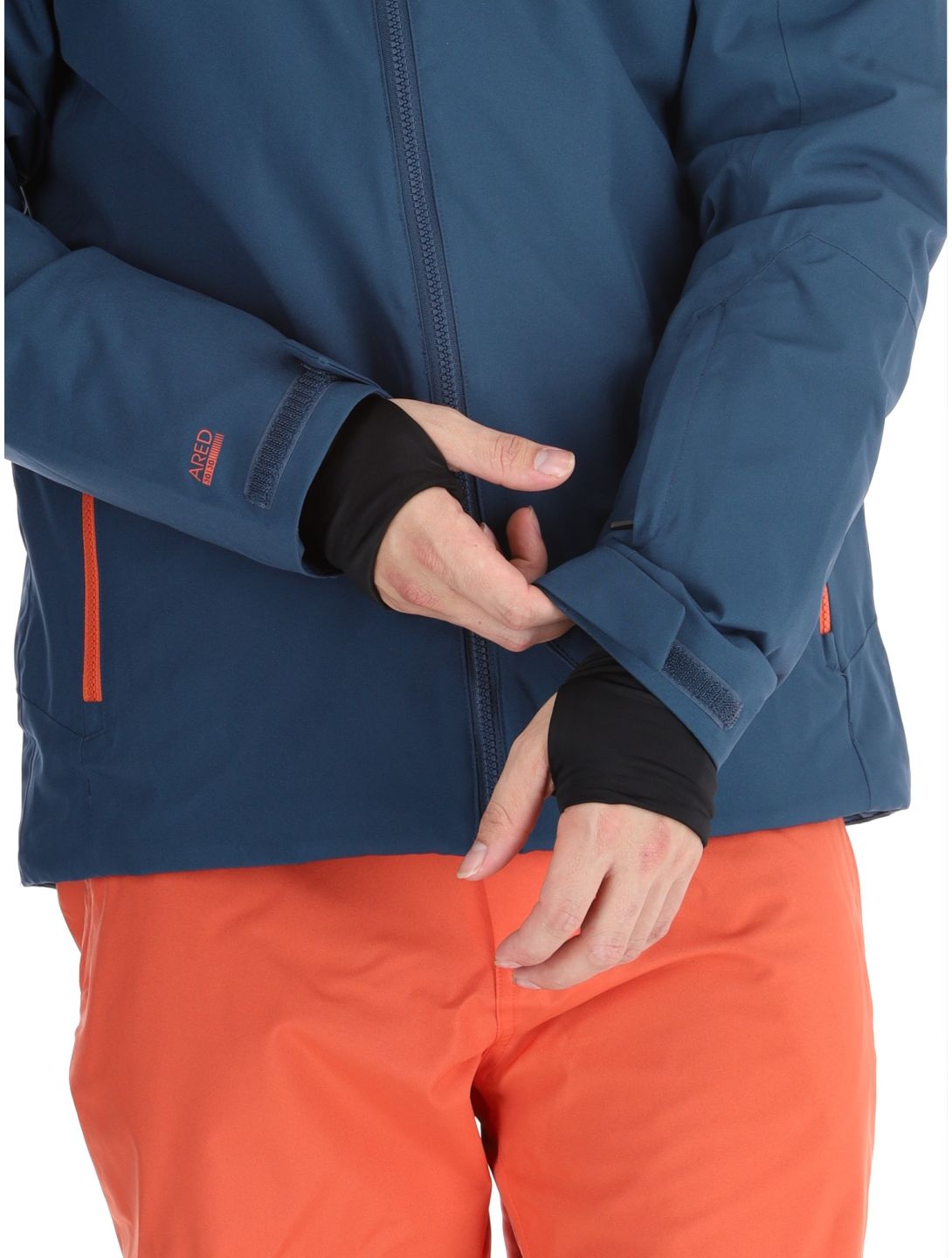 Dare2b, Eagly II veste de ski hommes Moonlight Denim / Orange Rust bleu, orange 