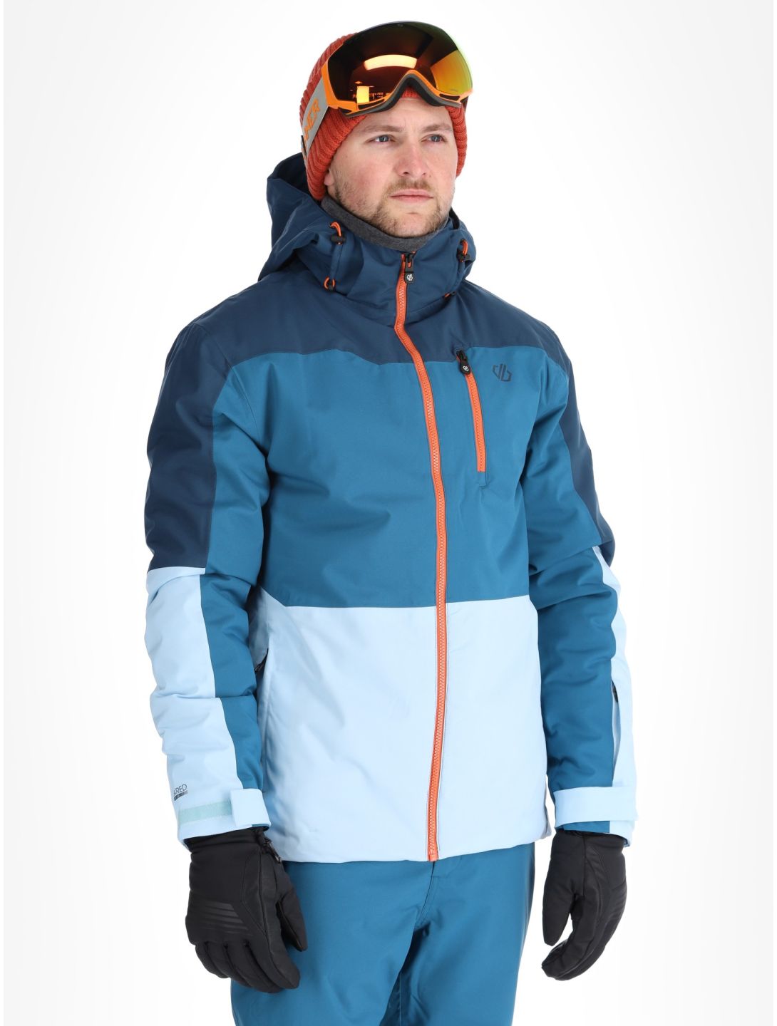 Dare2b, Edge II veste de ski hommes Moonlight Denim / Kingfisher Blue bleu 