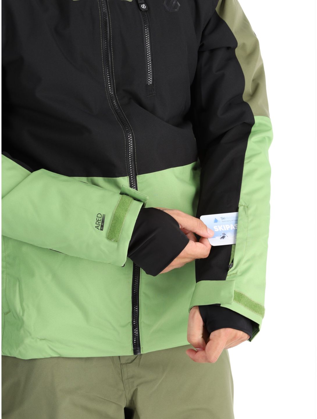 Dare2b, Edge II veste de ski hommes Olivine Green / Black noir, vert 