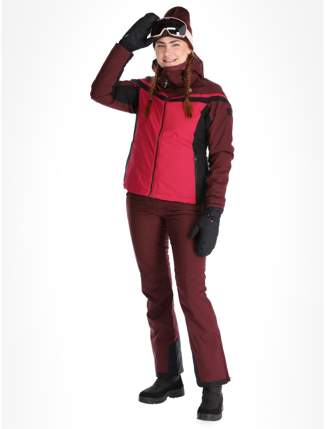 Dare2b, Flurry veste de ski femmes Berry Pink / Fig rose, violet 