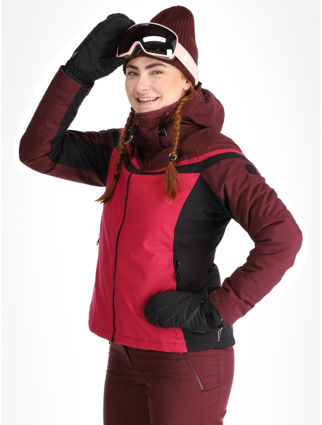 Dare2b, Flurry veste de ski femmes Berry Pink / Fig rose, violet 