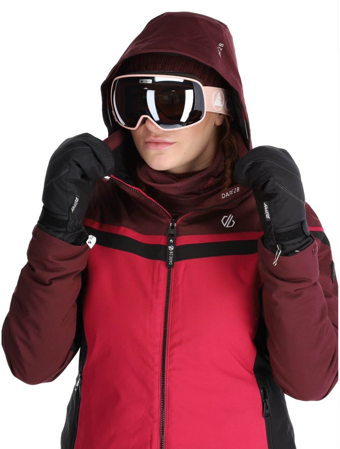 Dare2b, Flurry veste de ski femmes Berry Pink / Fig rose, violet 