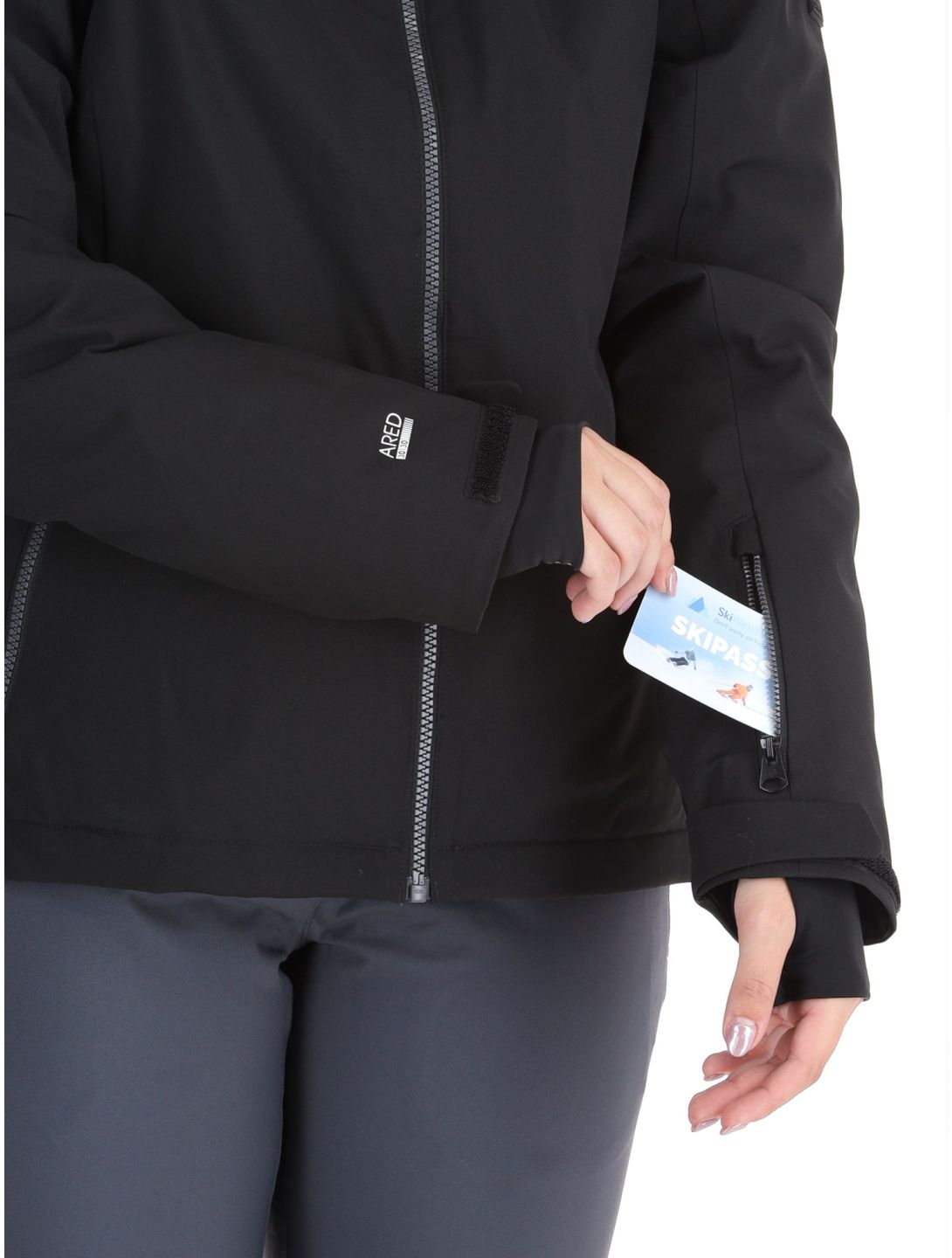 Dare2b, Flurry veste de ski femmes Black / Ebony gris, noir 